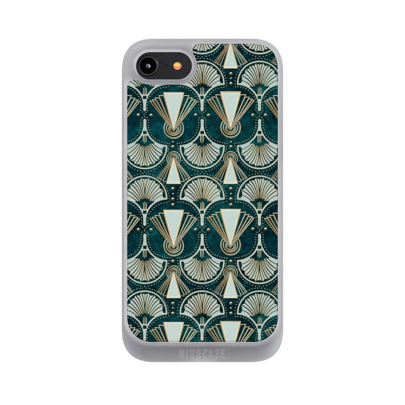 iPhone 8 NIVOpure Art Deco Green Pattern