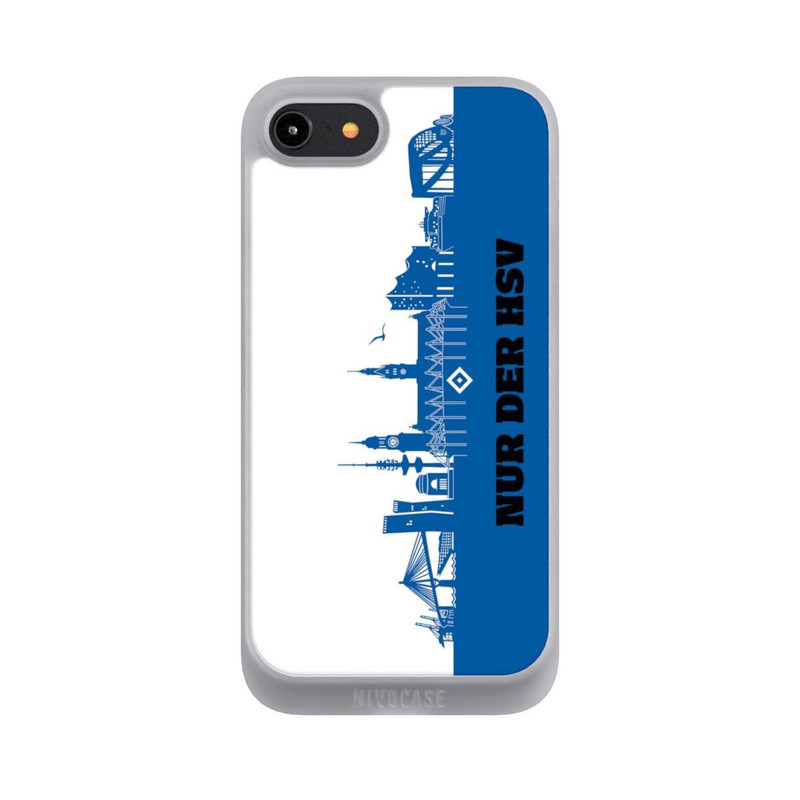 iPhone 8 NIVOpure HSV Skyline Blau Weiß