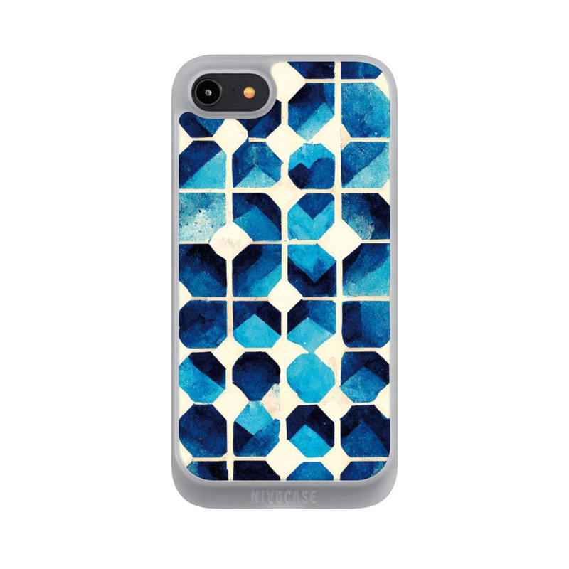 iPhone 8 NIVOpure Blaues Muster