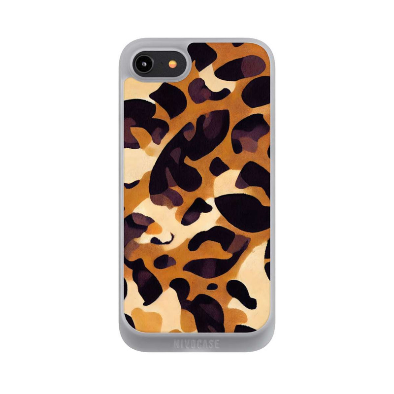 iPhone 8 NIVOpure Leo Pattern hellbraun
