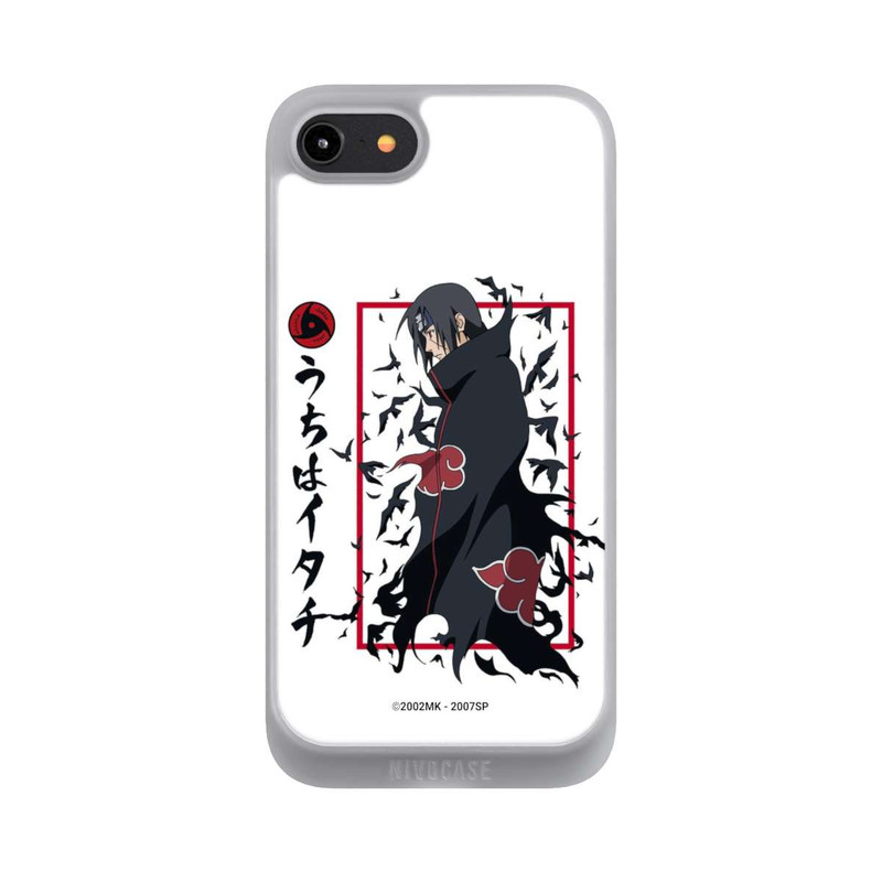 iPhone 8 NIVOpure Itachi Krähen Weiß