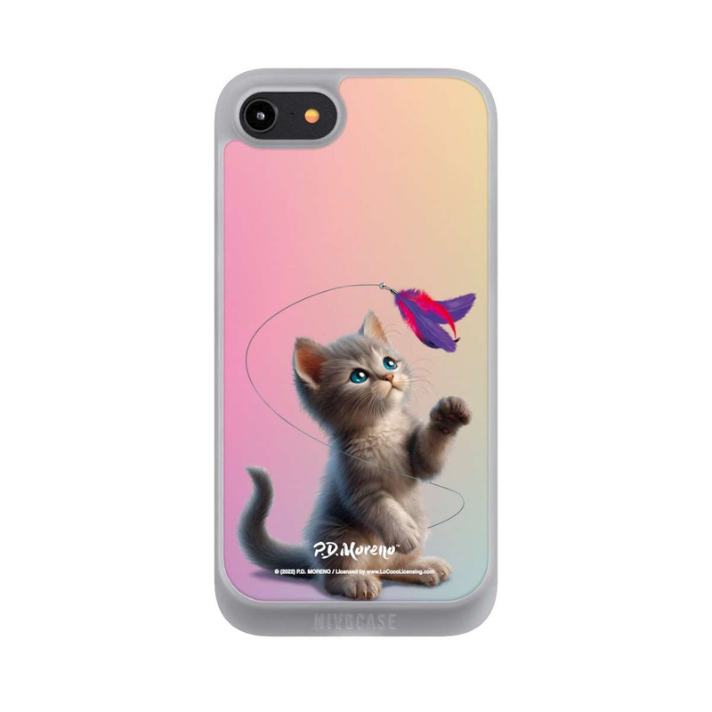 iPhone 8 NIVOpure Playing Cat with Feather