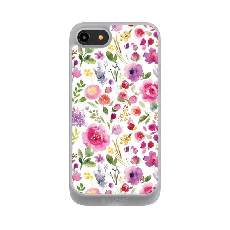 iPhone 8 NIVOpure Roses Flowers Purple