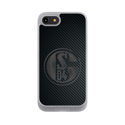 Apple iPhone 8 NIVOpure Schalke 04 Carbon Look