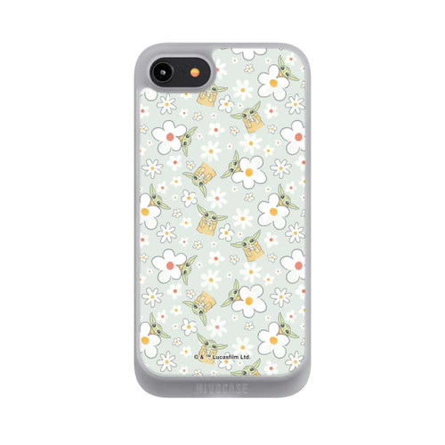 Apple iPhone 8 NIVOpure Baby Yoda Blumen Muster