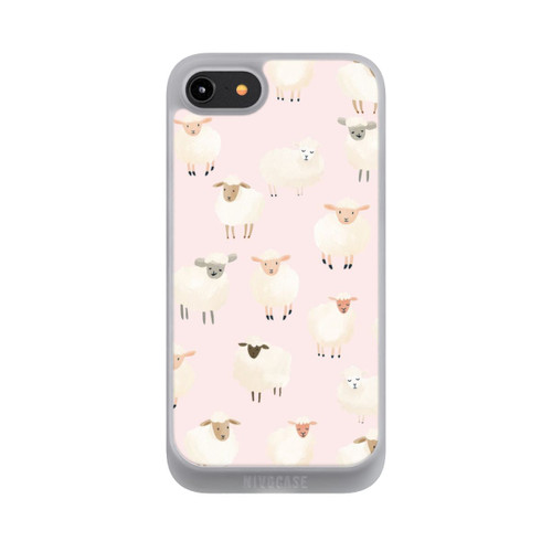 Apple iPhone 8 NIVOpure Sheep Pattern Light Pink with AI