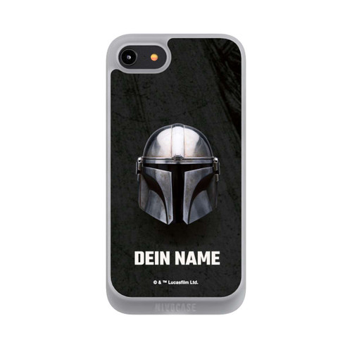 Apple iPhone 8 NIVOpure Star Wars Mandalorian Black Helmet Personalisierbar