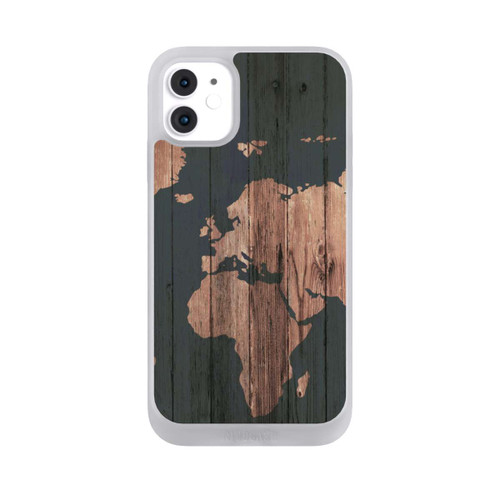 Apple iPhone 11 NIVOpure Wooden World Map