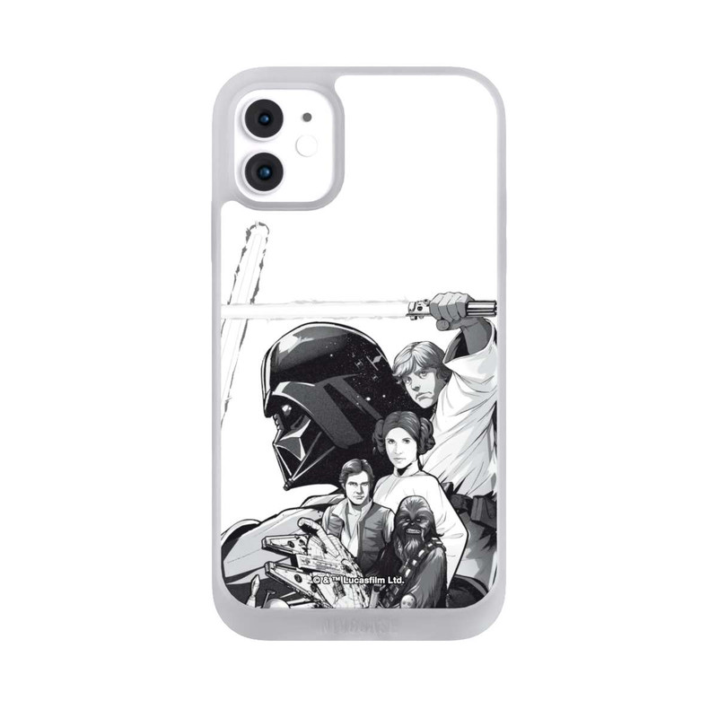 iPhone 11 NIVOpure StarWars Charaktere - Schwarz-Weiß