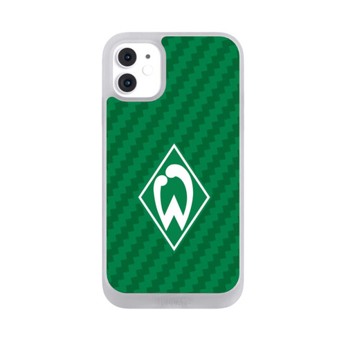 Apple iPhone 11 NIVOpure Carbonlook - Werder Bremen
