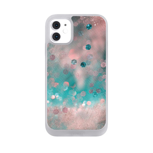 Apple iPhone 11 NIVOpure Turquoise Glamour Glitter Look