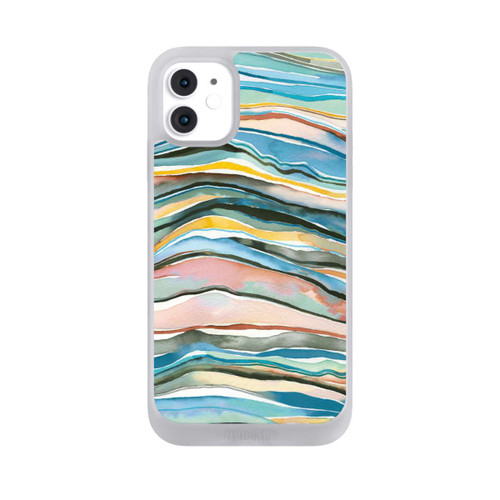 Apple iPhone 11 NIVOpure Achatschichten Aquarellblau