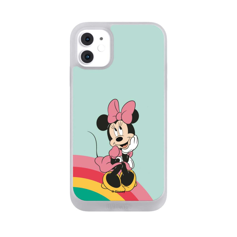iPhone 11 NIVOpure Minnie Regenbogen Portrait