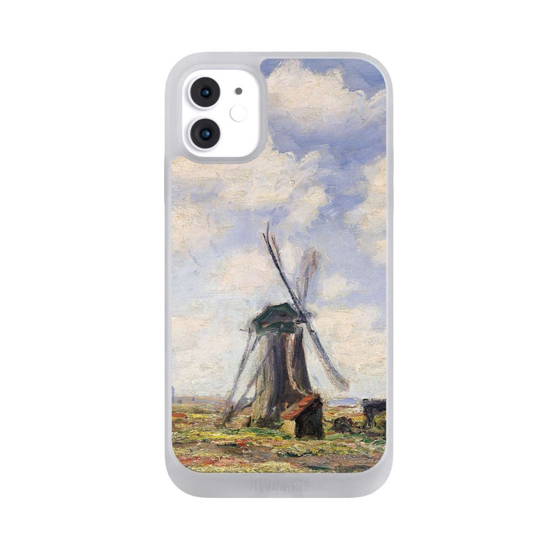 iPhone 11 NIVOpure Tulpenfelder mit der Rijnsburger Windmühle von Claude Monet