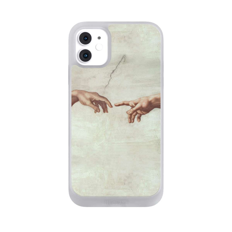 iPhone 11 NIVOpure Die Hände von Gott und Adam von Michelangelo Buonarroti