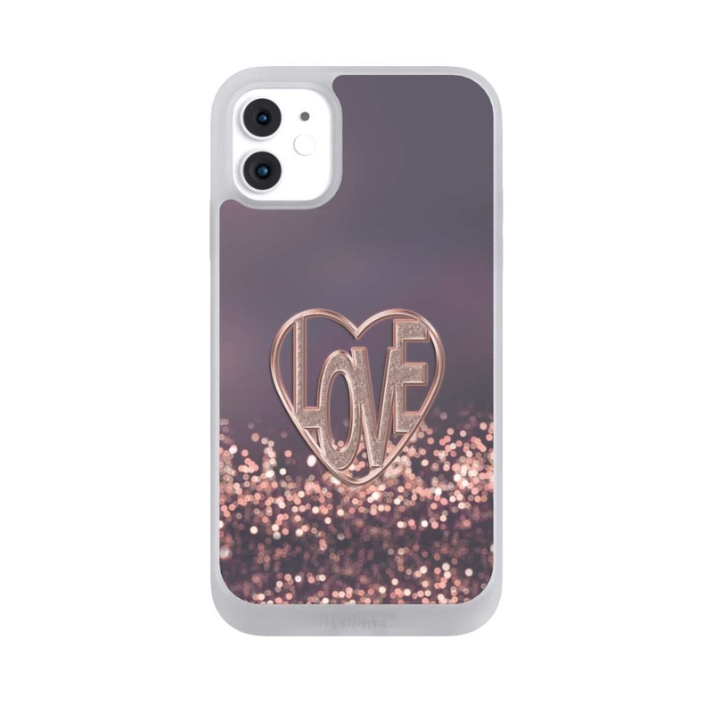 iPhone 11 NIVOpure Love Glitter Pink