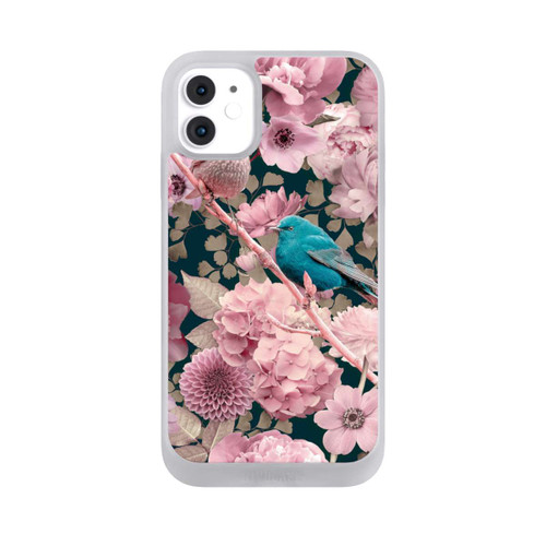 Apple iPhone 11 NIVOpure Spatzen im rosa Blumenmuster