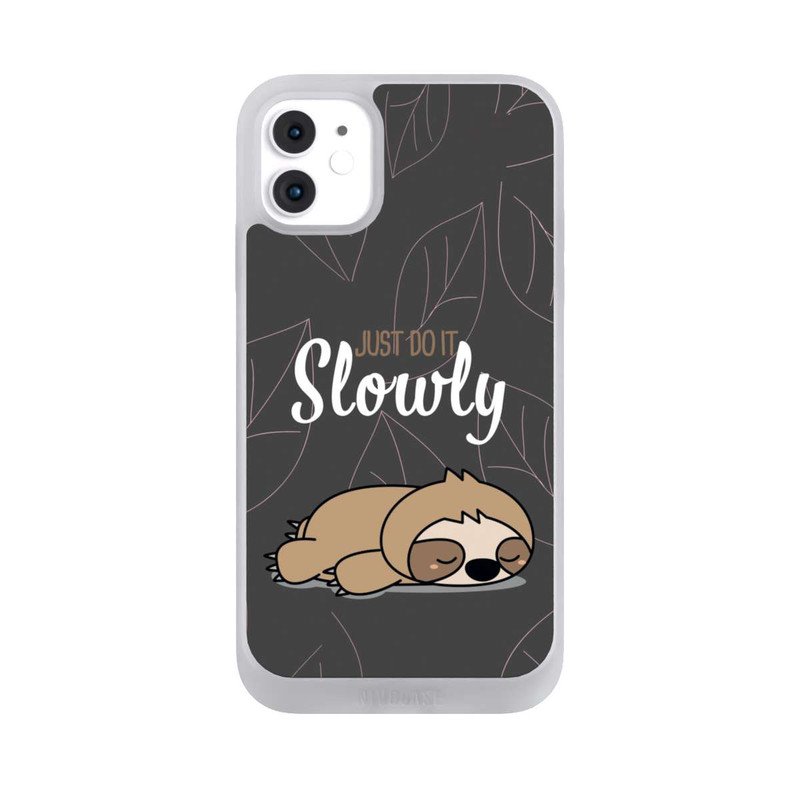 iPhone 11 NIVOpure Just Do It Slowly Sloth Grey