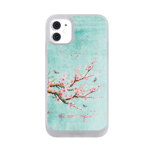 Apple iPhone 11 NIVOpure Motif d'arbre en fleurs de cerisier bleu
