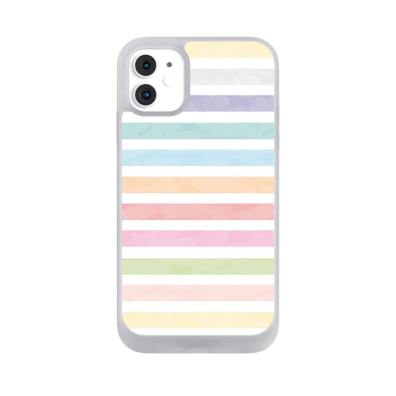iPhone 11 NIVOpure Regenbogenfarbene Streifen