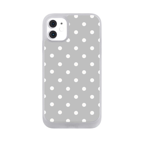 Apple iPhone 11 NIVOpure Polka Dots Grau