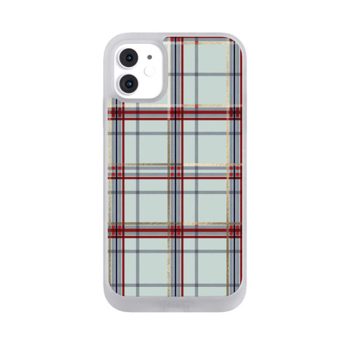 Apple iPhone 11 NIVOpure Tartan Bleu