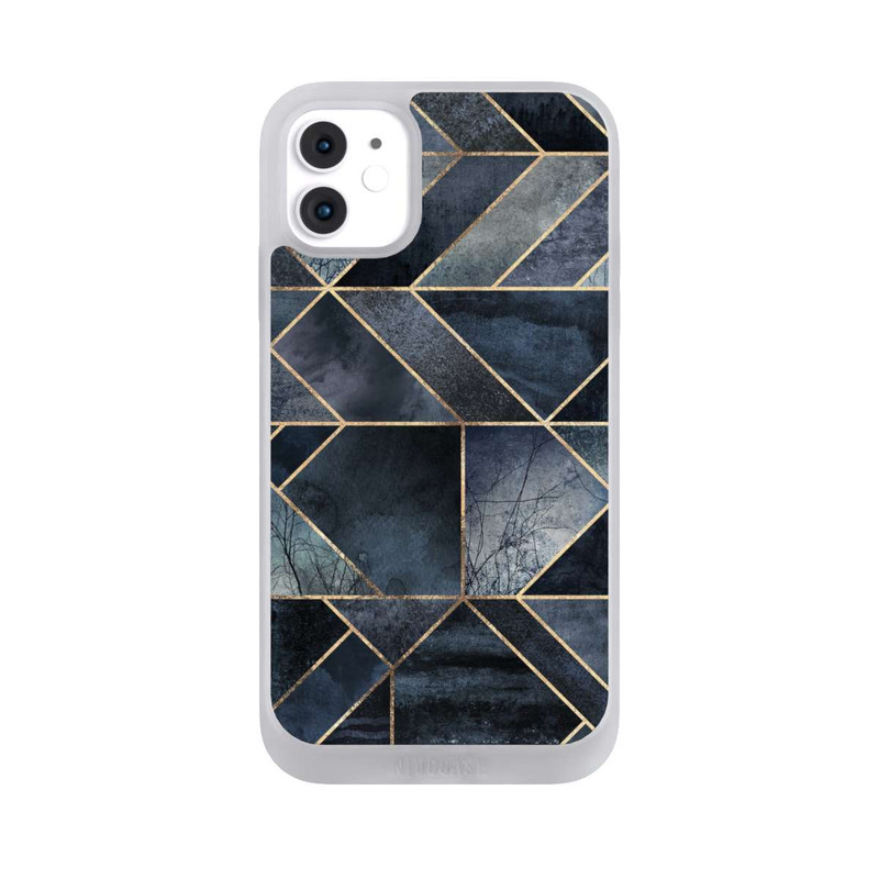 iPhone 11 NIVOpure Abstraktes Natur-Dunkelblau