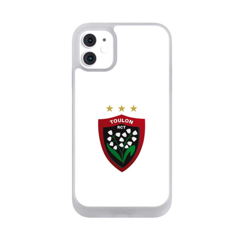 Apple iPhone 11 NIVOpure Logo RC Toulonnais Blanc