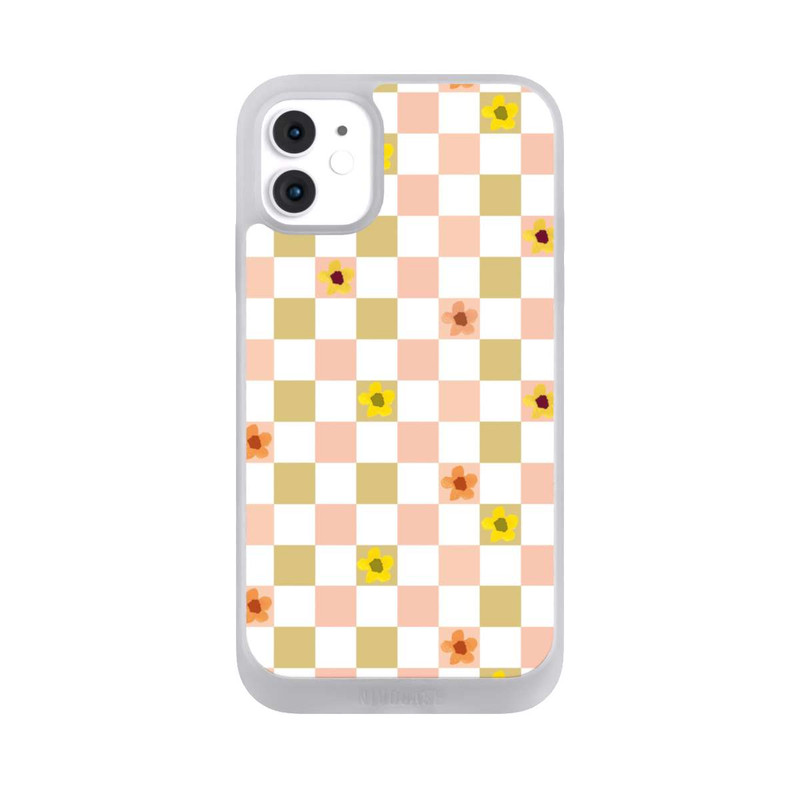 iPhone 11 NIVOpure Checks Nostalgic Pastel Flowers