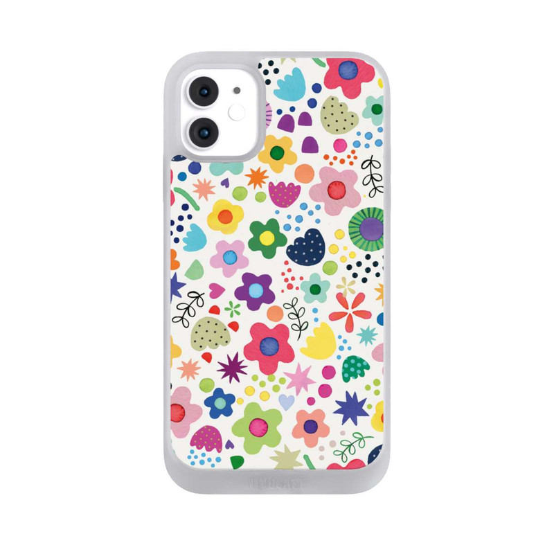 iPhone 11 NIVOpure Psychedelische Blumen bunt