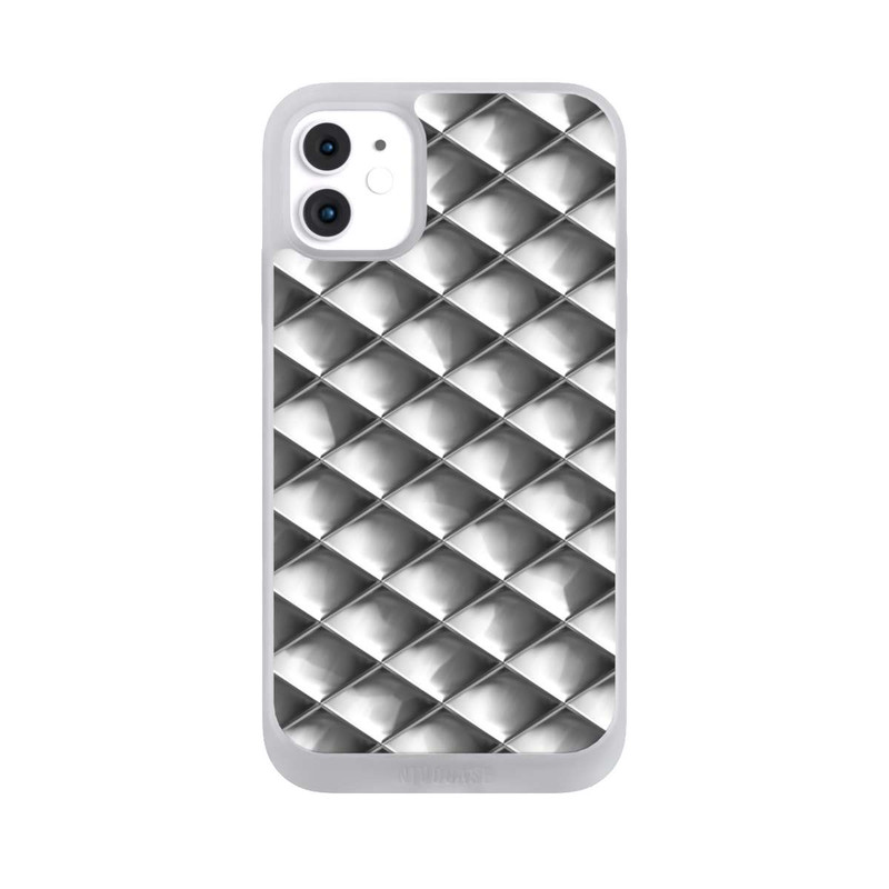 iPhone 11 NIVOpure Carrés argentés Glamour