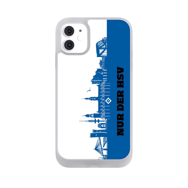 iPhone 11 NIVOpure HSV Skyline Blau Weiß