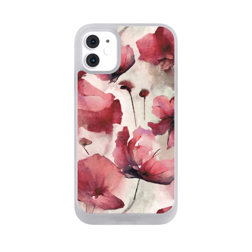 Apple iPhone 11 NIVOpure Wilde Mohnblumen Aquarell mit KI