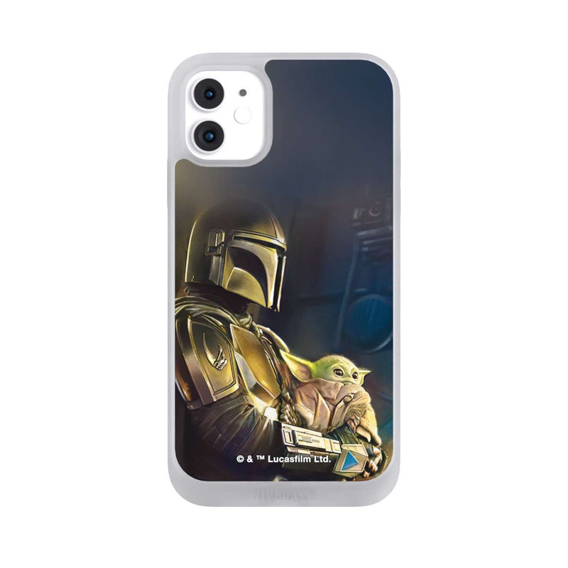 iPhone 11 NIVOpure Mandalorianer und Grogu im Schiff