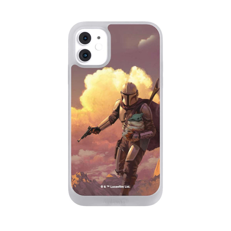 iPhone 11 NIVOpure Der Mandalorianer und Grogu Sonnenguntergang Wolken