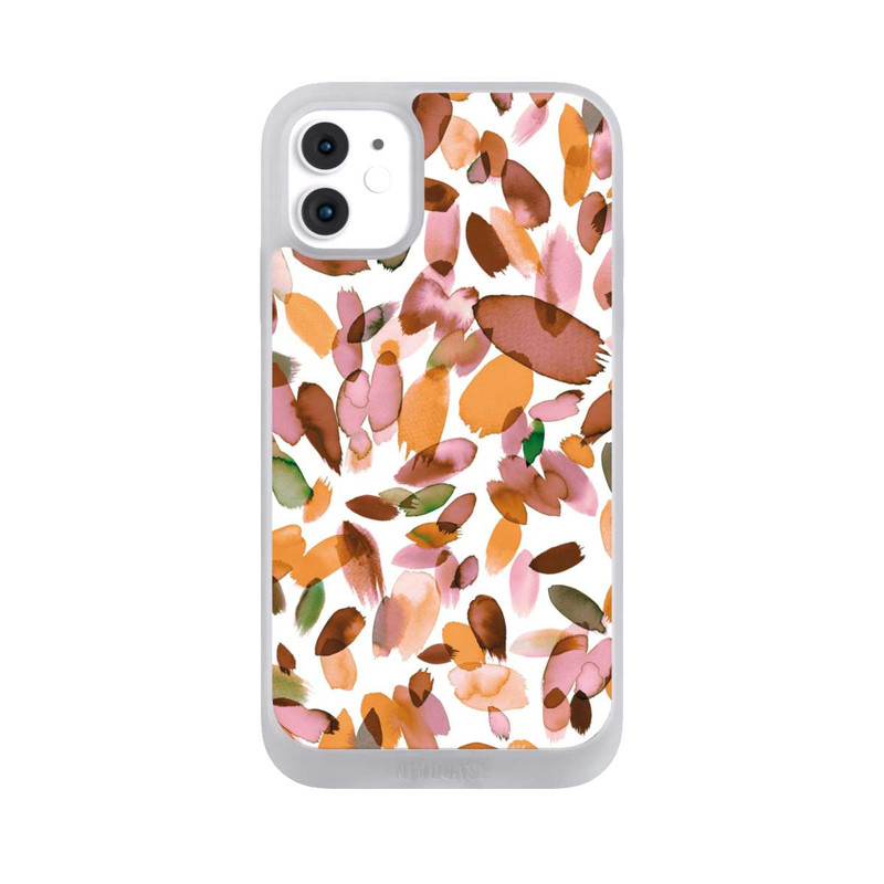 iPhone 11 NIVOpure Watercolor Petal Stains Orange