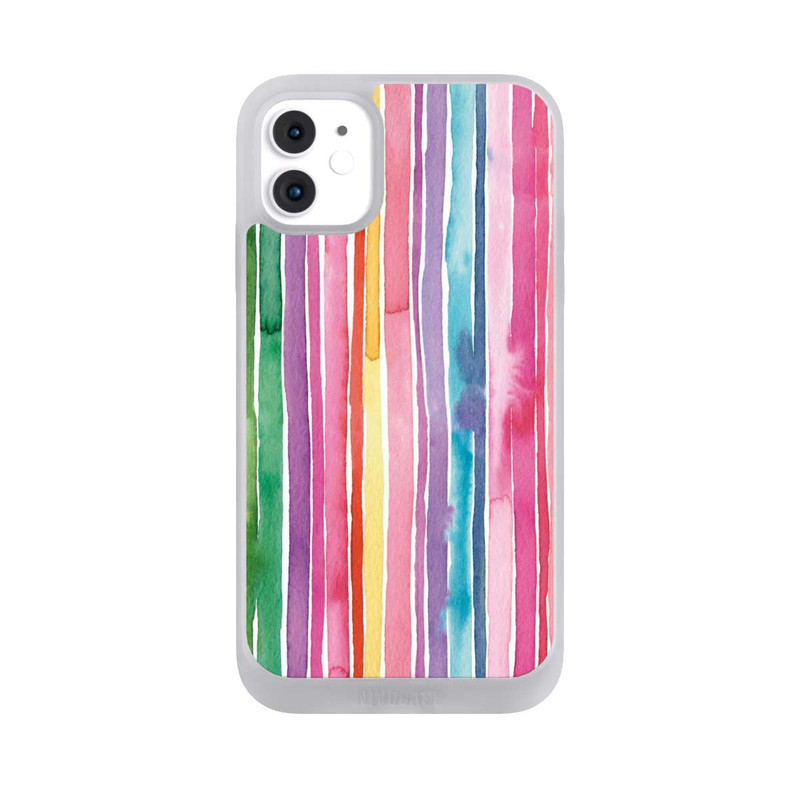 iPhone 11 NIVOpure Camouflage Regenbogenstreifen
