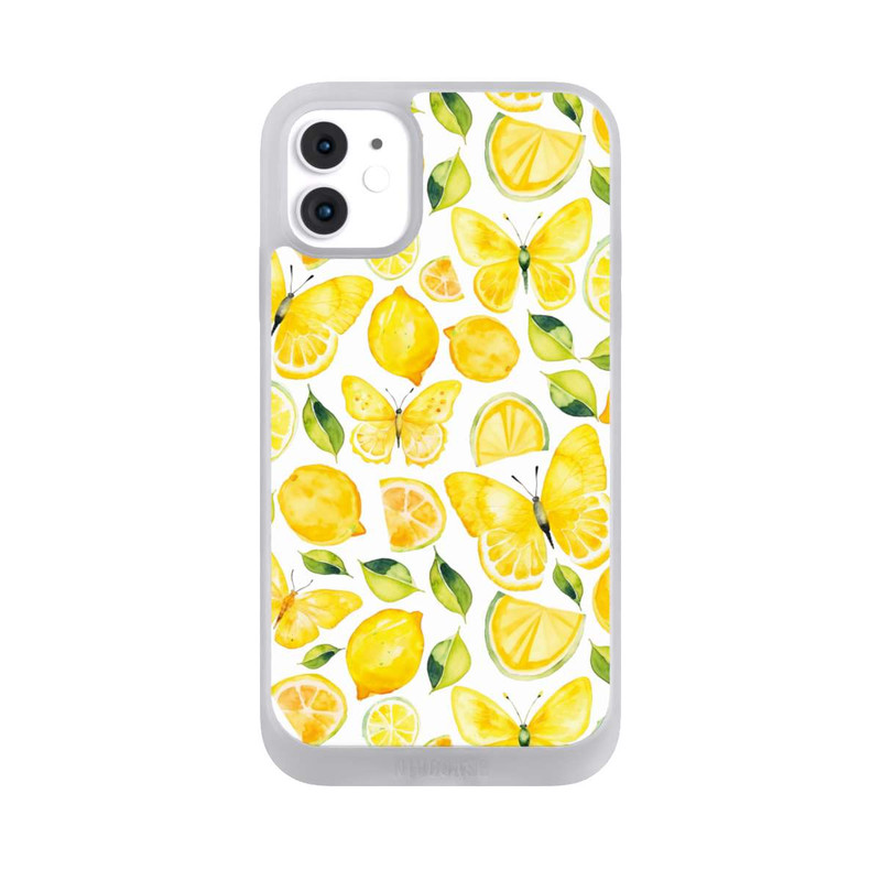 iPhone 11 NIVOpure Zitrone und Schmetterling Muster