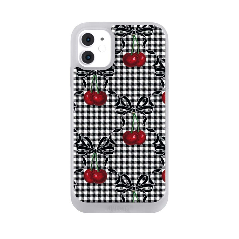 iPhone 11 NIVOpure Cherry Pattern Black