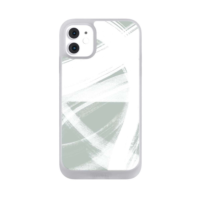 iPhone 11 NIVOpure Abstract Brush Strokes Blush