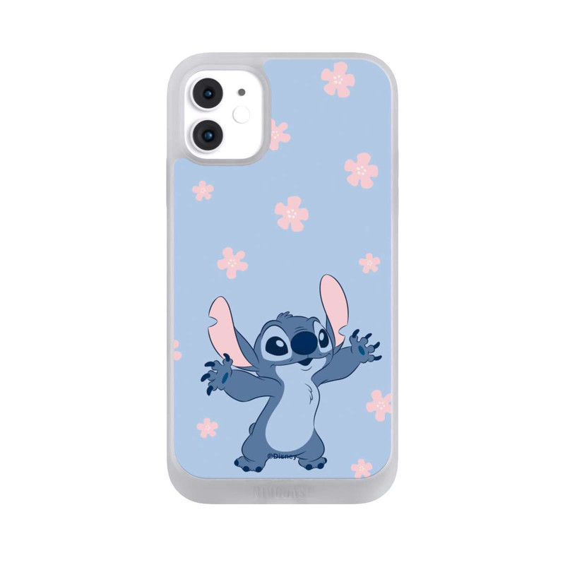 iPhone 11 NIVOpure Stitch Pastel Flowers Blue