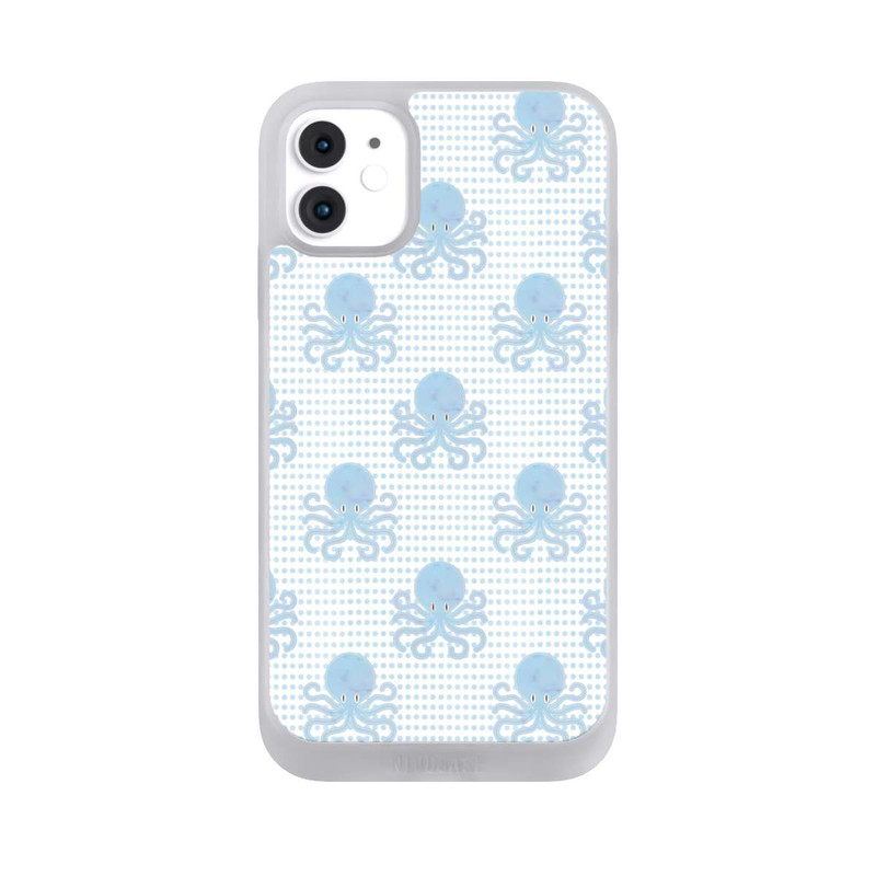iPhone 11 NIVOpure Blue Watercolor Octopus