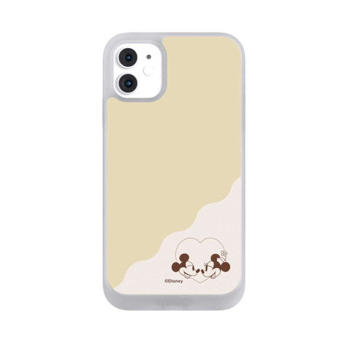 Apple iPhone 11 NIVOpure Mickey and Minnie Love Heart Beige