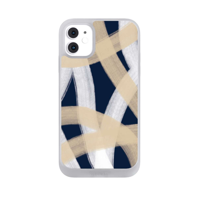 iPhone 11 NIVOpure Laced Up Beije Blue