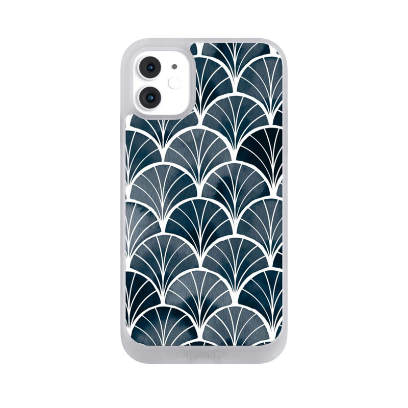 iPhone 11 NIVOpure Botanische Brise Art Deco Grau