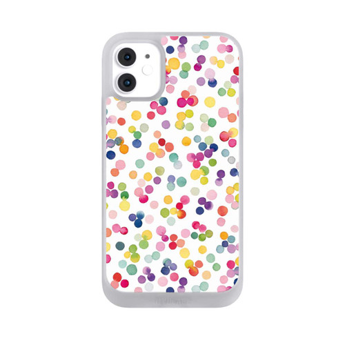 Apple iPhone 11 NIVOpure Watercolour Punkte Bunt