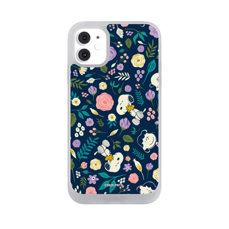 iPhone 11 NIVOpure Peanuts Dark Flower Pattern