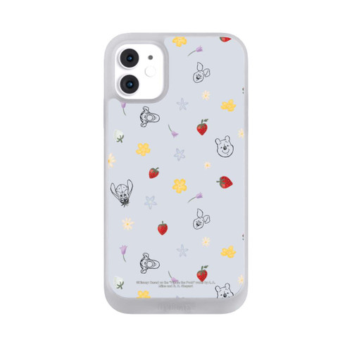 Apple iPhone 11 NIVOpure Winnie Puuh und Freunde Erdbeer Muster Blau