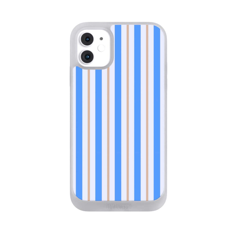 iPhone 11 NIVOpure Stripes Blue Beige