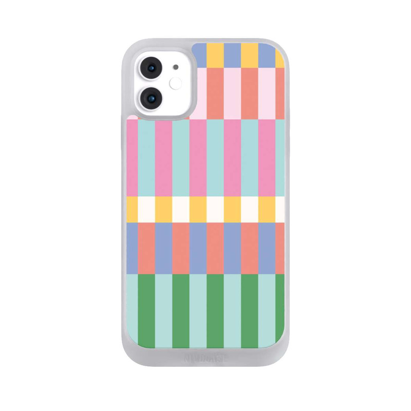 iPhone 11 NIVOpure Checked Theme Pastel